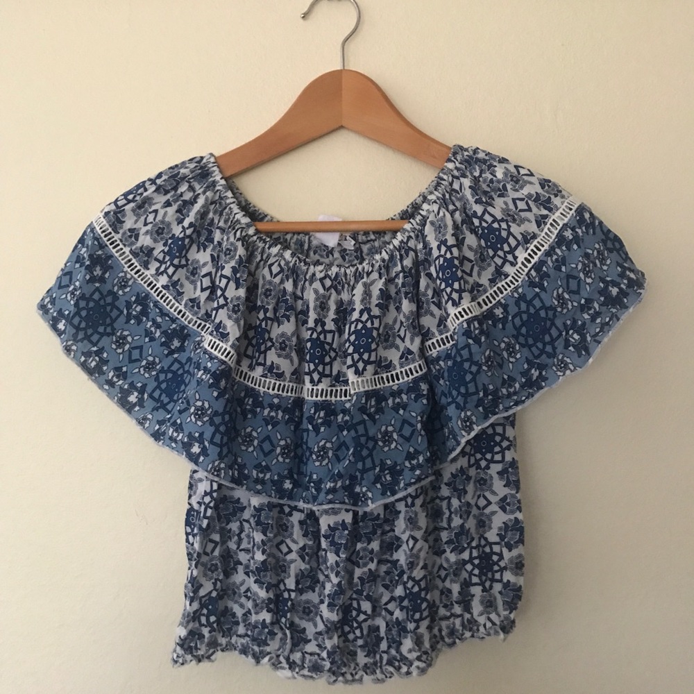 Boho off the shoulder top